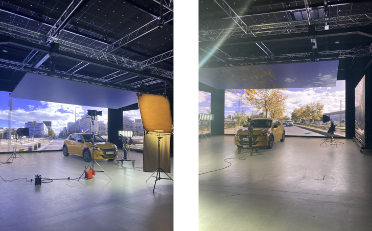 100m² LED wall